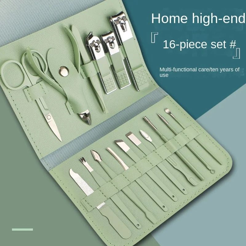 16 PCS Functional Professional Manicure Kit Set